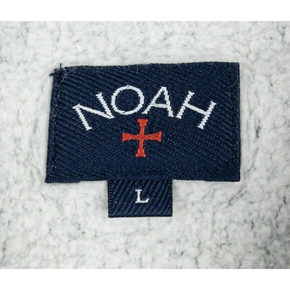 Noah NY Sweatshirt Men's Large Embroidered Horse Knight Crewneck Green New York - Picture 3 of 12